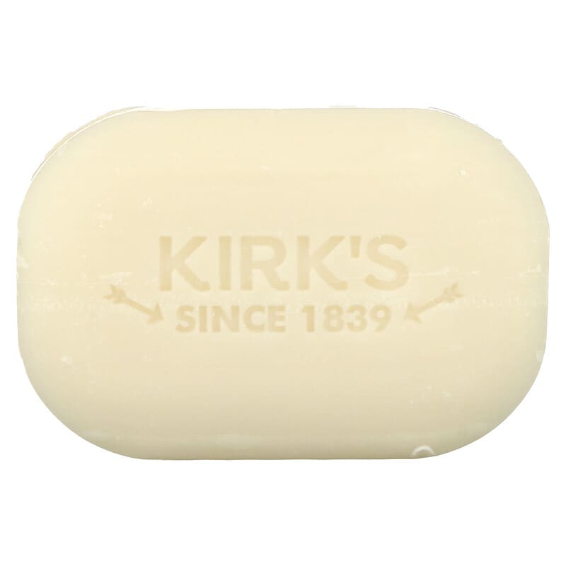 Kirks, 100% Premium Coconut Oil Gentle Castile Bar Soap, Fragrance Free, 4 oz (113 g)