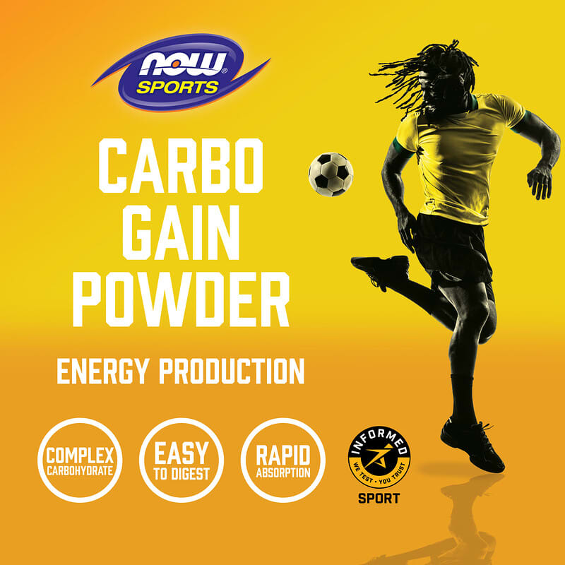 NOW Foods, Sports, Carbo Gain, 8 lbs (3.6 kg)