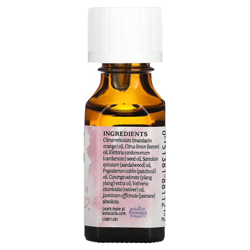 Aura Cacia, Pure Essential Oil Blend, Love Potion, 0.5 fl oz (15 ml)