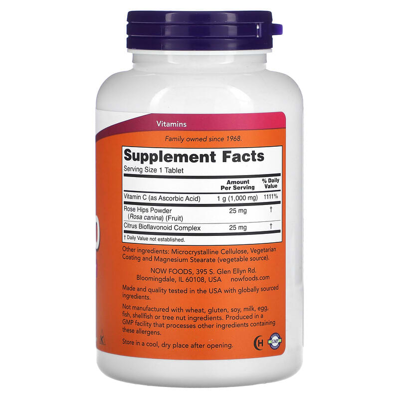 NOW Foods, C-1000, 250 Tablets