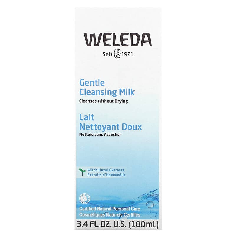 Weleda, Gentle Cleansing Milk, Witch Hazel Extracts, 3.4 fl oz (100 ml)