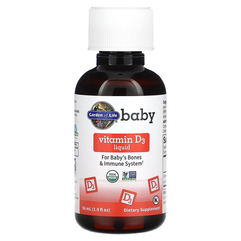 Garden of Life, Baby Vitamin D3 Liquid,  1.9 fl oz ( 56 ml)