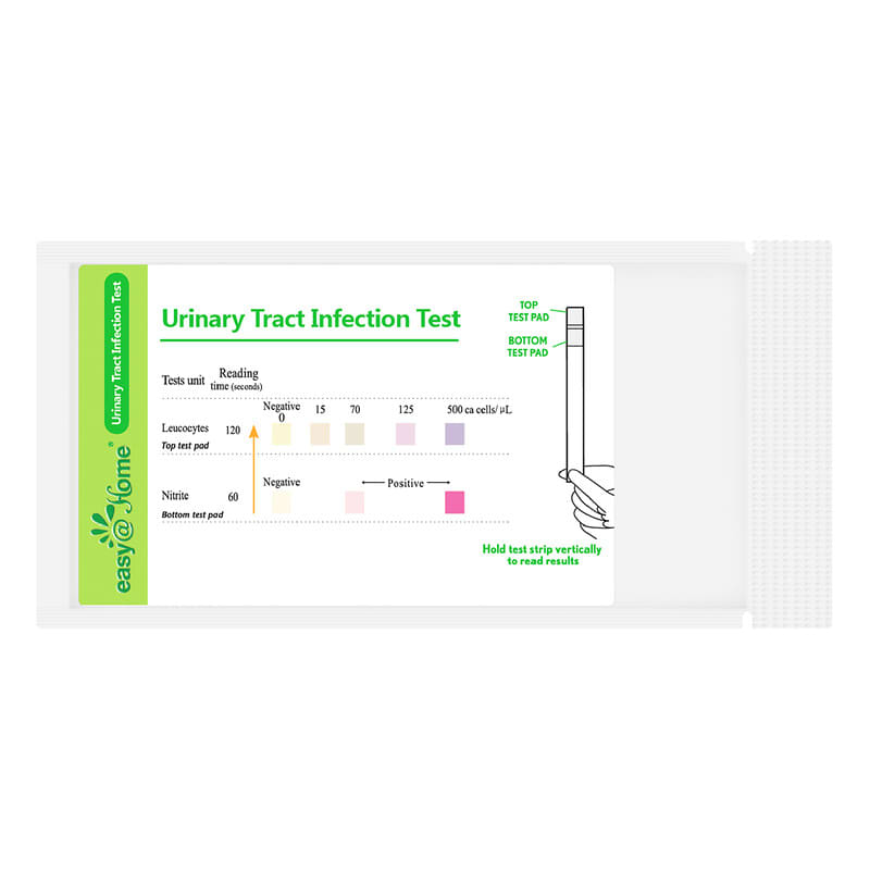 Easy@Home, Urinary Tract Infection Test, 10 Individually Wrapped Tests