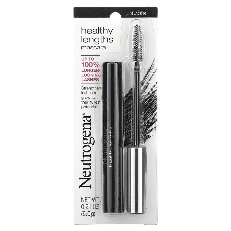 Neutrogena, Healthy Lengths Mascara, Black 02, 0.21 oz (6 g)