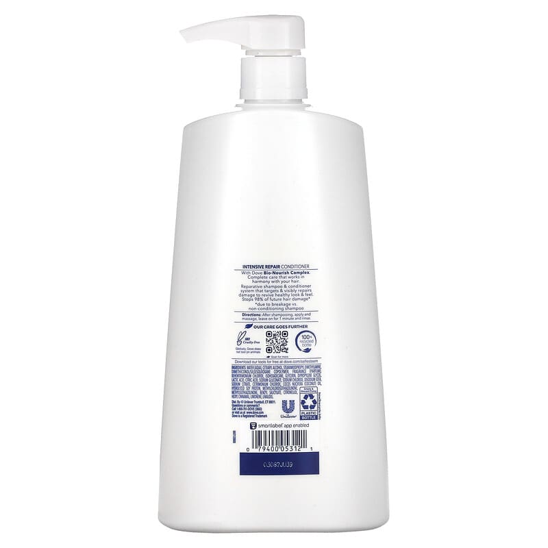 Dove, Conditioner for Damaged Hair, 25.4 fl oz (750 ml)