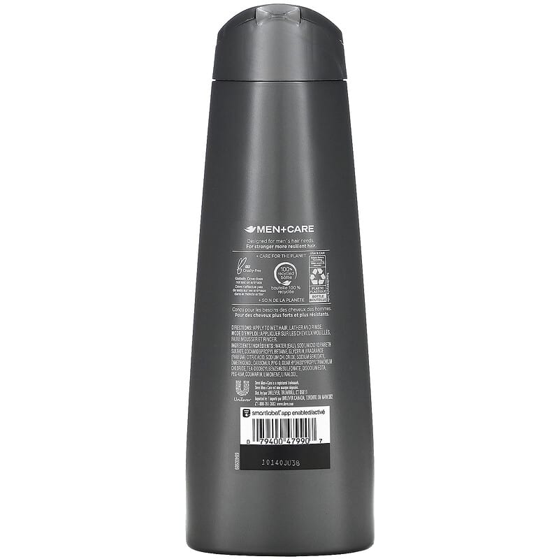 Dove, Men+Care, 2-In-1 Shampoo + Conditioner, Hair Defense, 12 fl oz (355 ml)