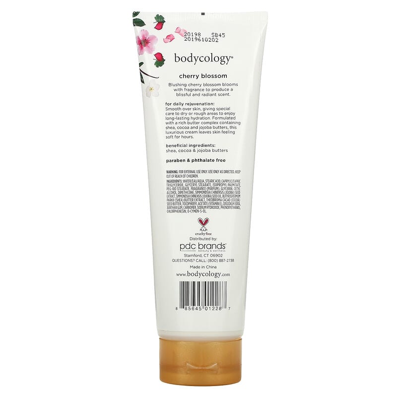 Bodycology, Body Cream, Cherry Blossom, 8 oz (227 g)