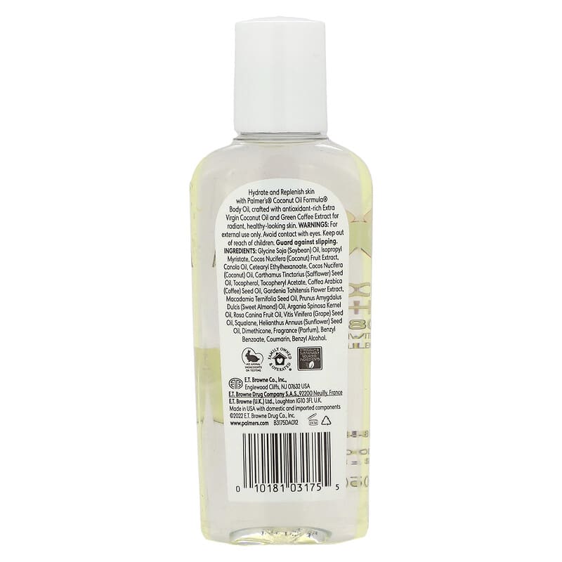 Palmers, Coconut Oil Formula with Vitamin E, Coconut Hydrate Body Oil, 1.7 fl oz (50 ml)