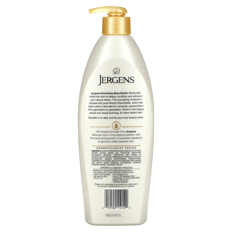 Jergens, Enriching Shea Butter Moisturizer, 16.8 fl oz (496 ml)