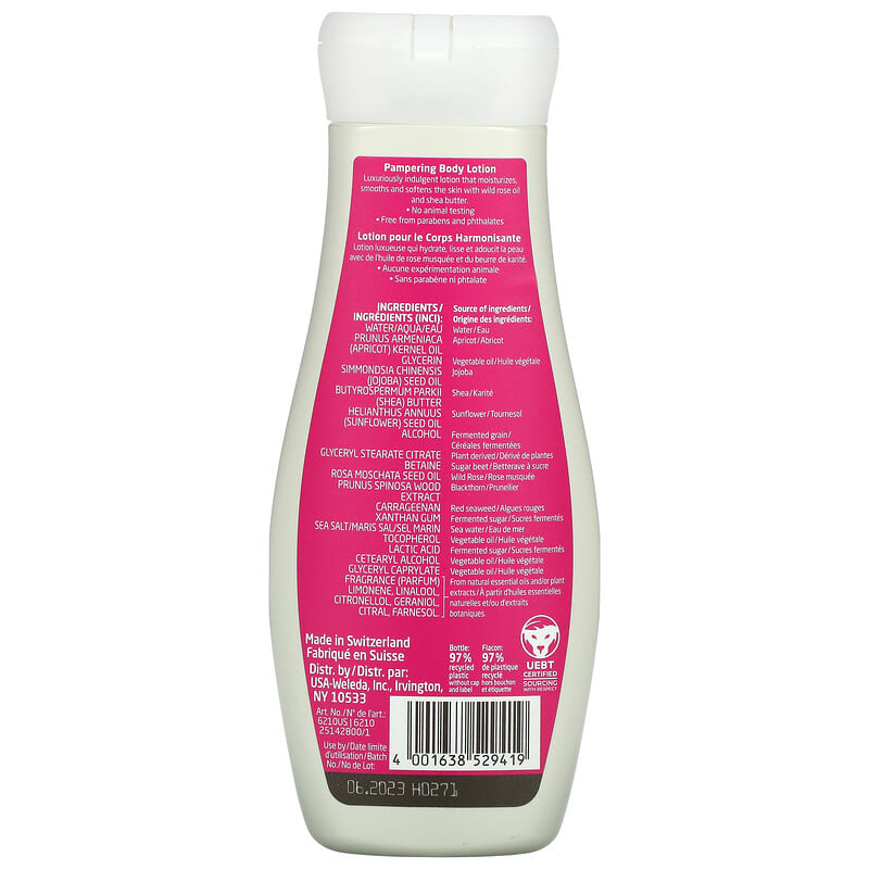 Weleda, Pampering Body Lotion, Wild Rose Extracts,  6.8 fl oz (200 ml)