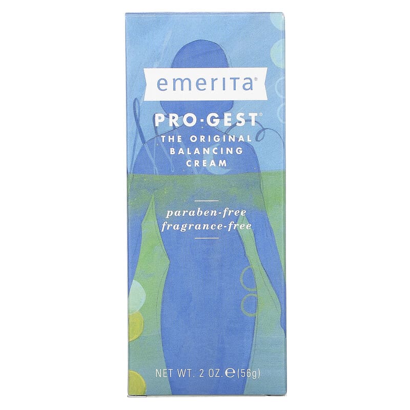 Emerita, Pro-Gest, Balancing Cream, Fragrance Free, 2 oz (56 g)