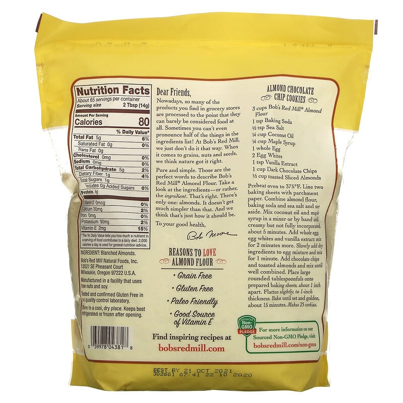 Bob's Red Mill, Super-Fine Almond Flour, 32 oz (907 g)