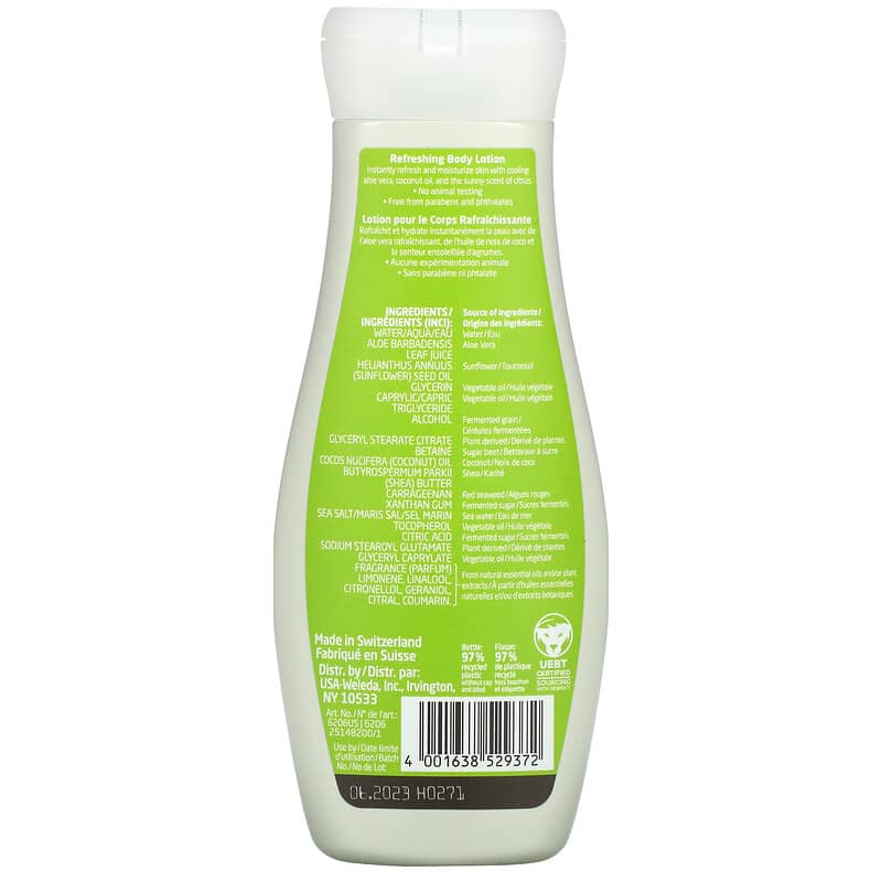 Weleda, Refreshing Body Lotion, Citrus Extracts, 6.8 fl oz (200 ml)