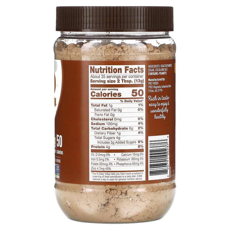 PB2 Foods, The Original PB2, Powdered Peanut Butter with Cocoa, 16 oz (454 g)