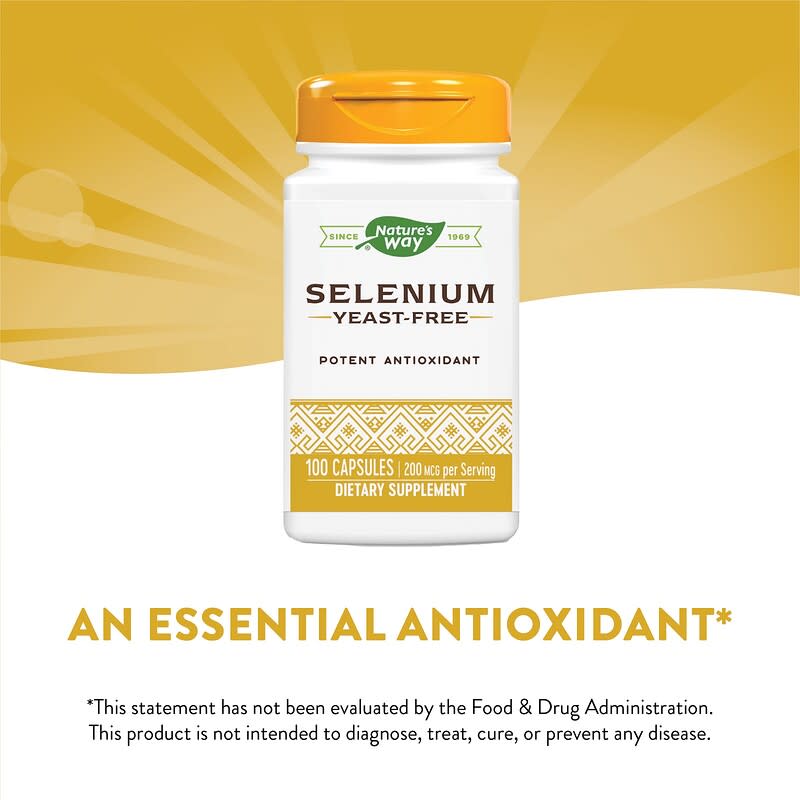 Nature's Way, Selenium, 200 mcg, 100 Capsules