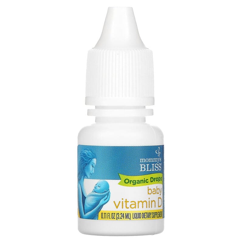 Mommy's Bliss, Vitamin D, Organic Drops, Newborn +, 0.11 fl oz (3.24 ml)