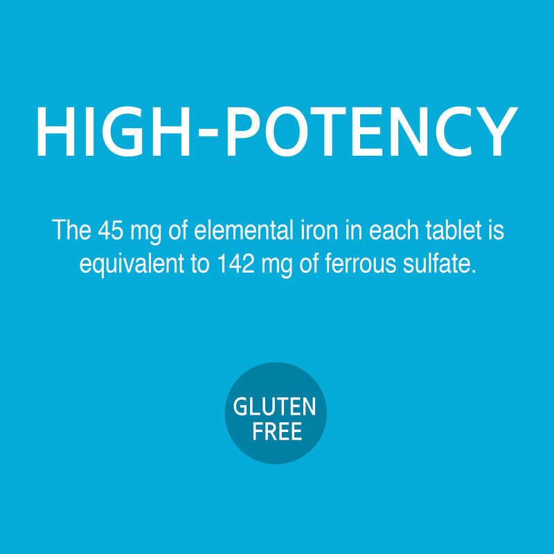 21st Century, Slow Release Iron, 60 Tablets