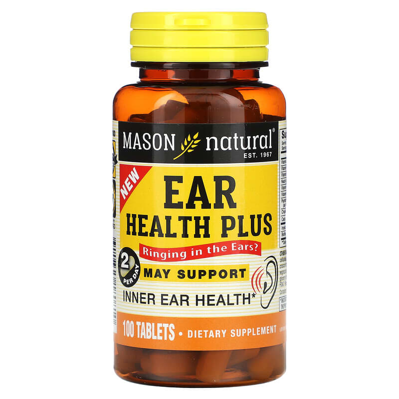 Mason Natural, Ear Health Plus, 100 Tablets