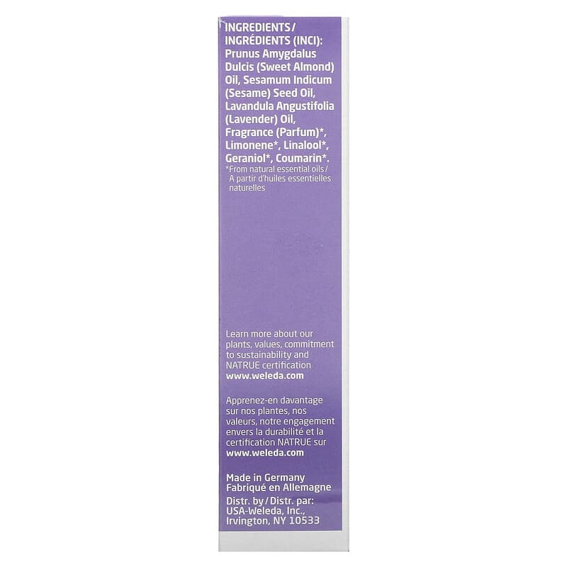 Weleda, Relaxing Body & Beauty Oil, Lavender Extracts, 3.4 fl oz (100 ml)