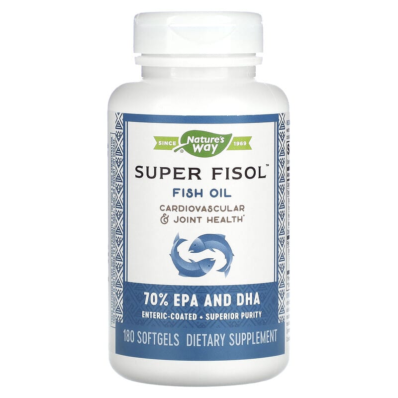 Nature's Way, Super Fisol, Fish Oil, 180 Softgels