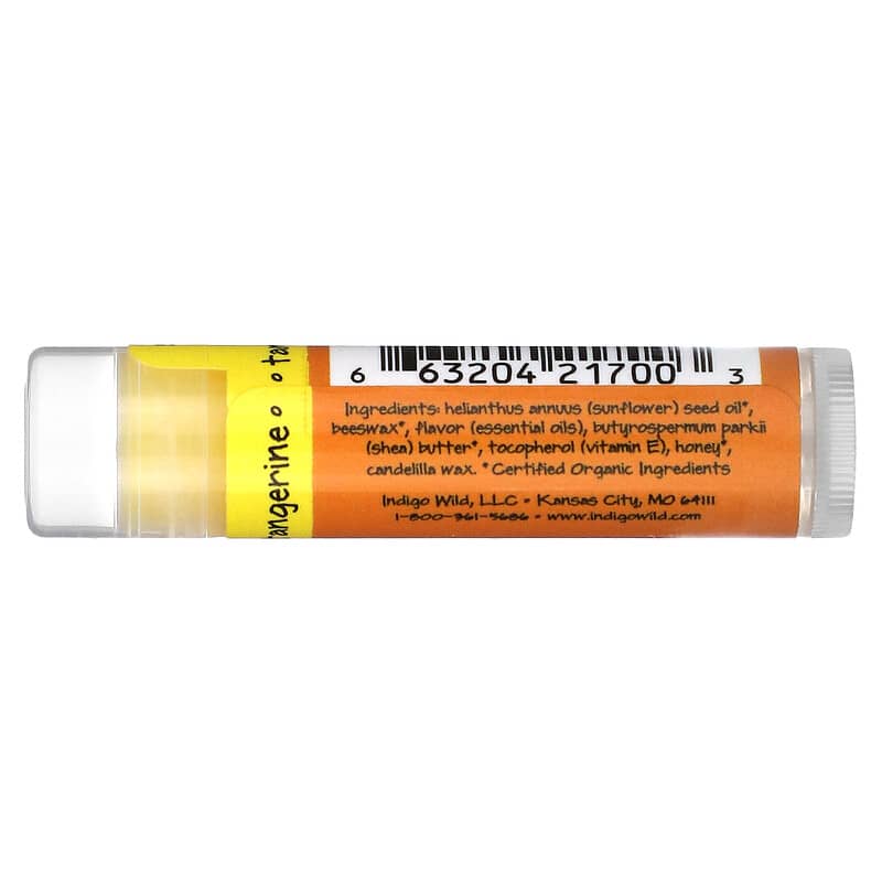 ZUM, Zum Kiss, Shea Butter Lip Balm, Tangerine, 0.15 oz