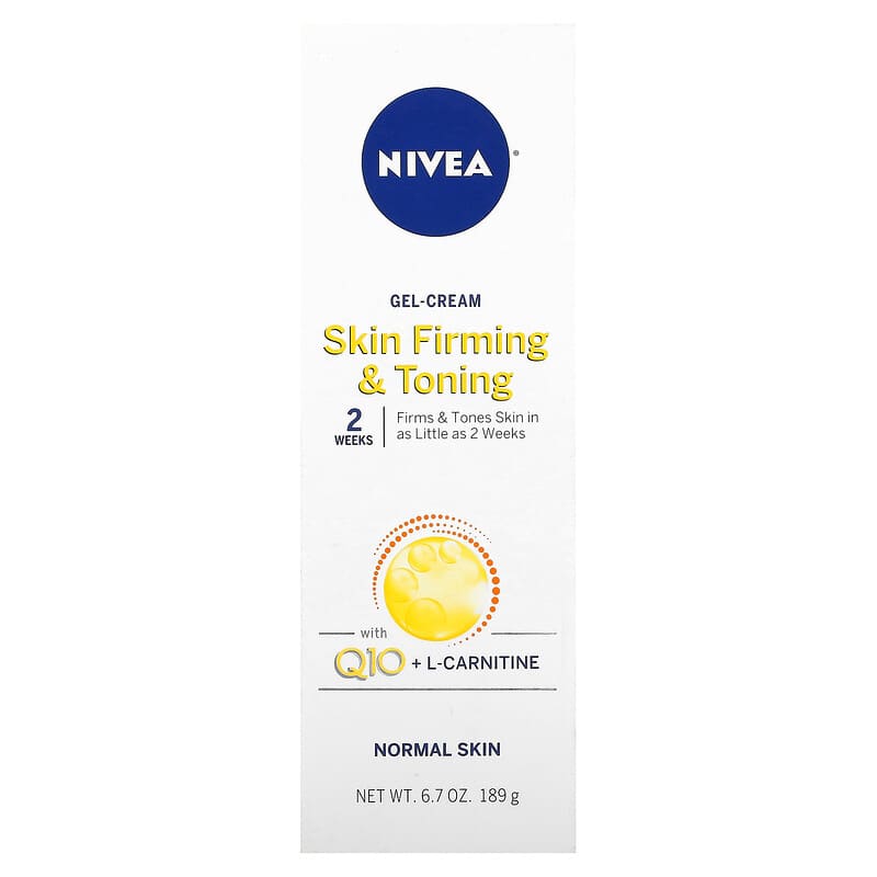 Nivea, Skin Firming & Toning Gel-Cream with Q10 + L-Carnitine, 6.7 oz (189 g)