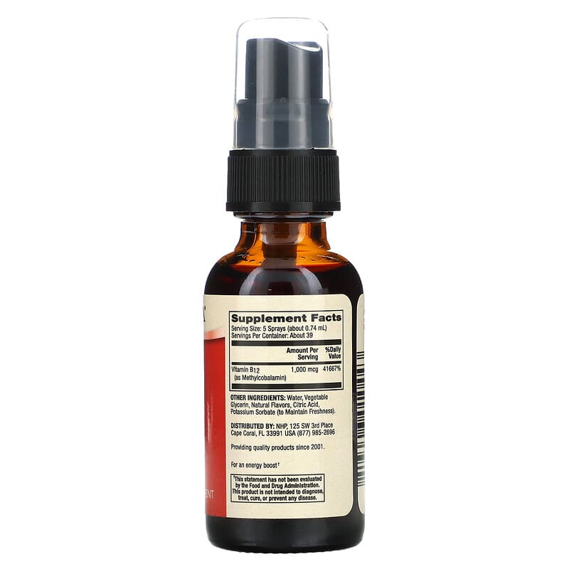 Dr. Mercola, Methyl B12 Energy Booster, Natural Blackberry, 0.98 fl oz (29 ml)