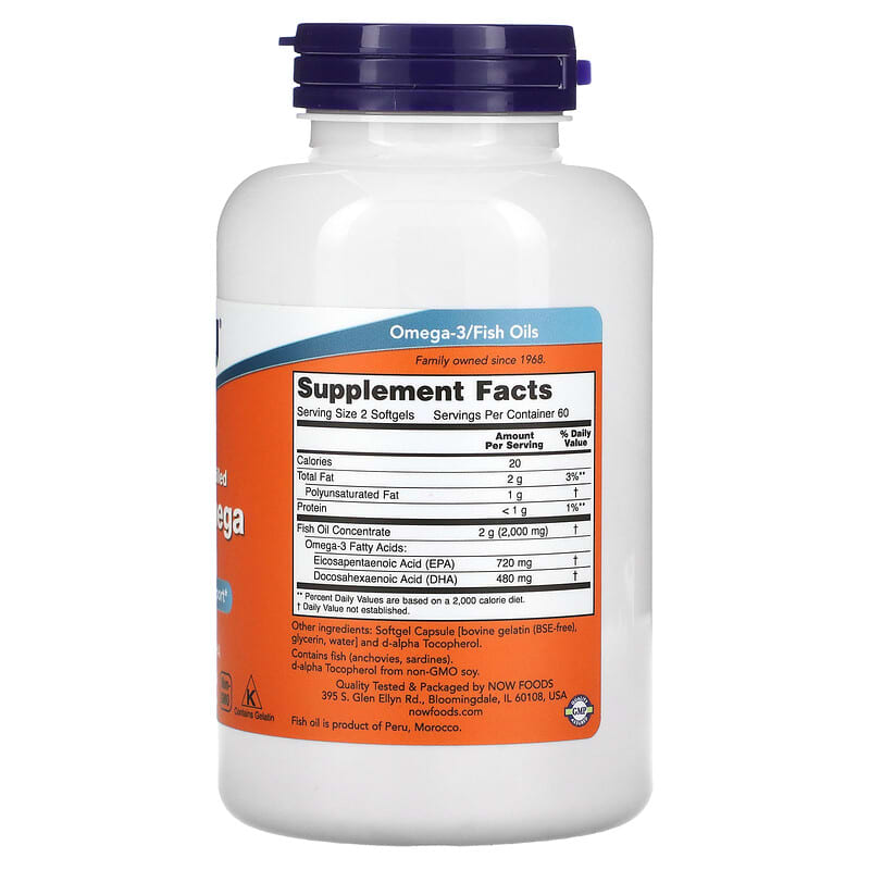 NOW Foods, Super Omega EPA, 120 Softgels