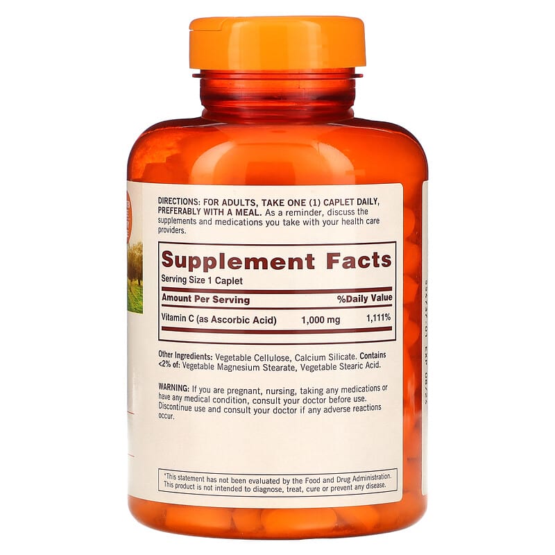 Sundown Naturals, Vitamin C, 1,000 mg, 300 Caplets