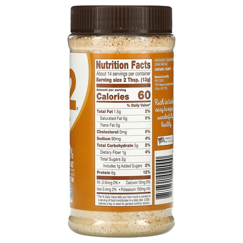 PB2 Foods, The Original PB2, Powdered Peanut Butter, 6.5 oz (184 g)