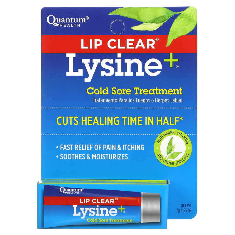 Quantum Health, Lip Clear Lysine+, Cold Sore Treatment, 0.25 oz (7 g)