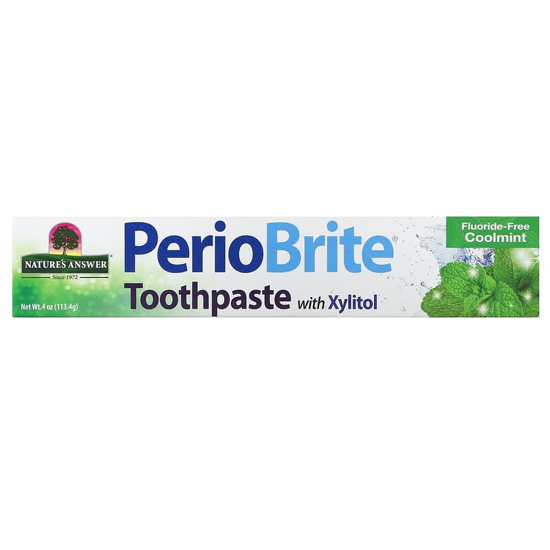 Nature's Answer, PerioBrite, Toothpaste with Xylitol, Cool Mint, 4 oz (113.4 g)