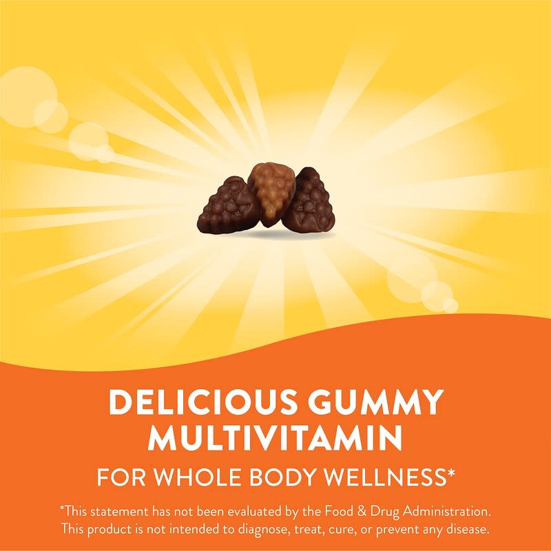 Nature's Way, Alive! Adult Premium Gummies Multivitamin, Grape and Cherry, 90 Gummies