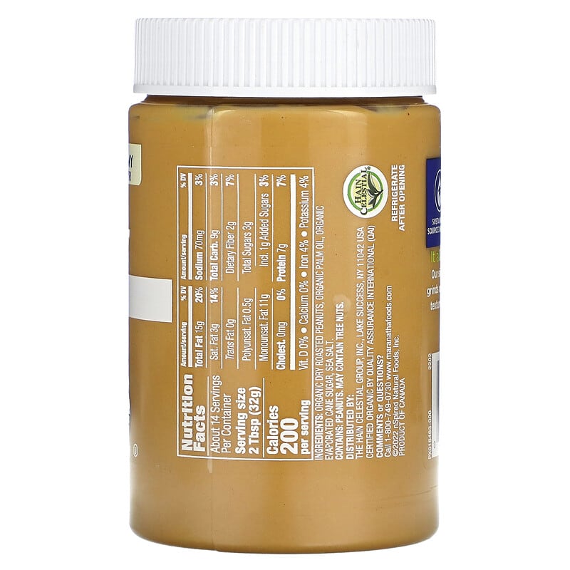 MaraNatha, Organic Peanut Butter Spread, Creamy, 16 oz (454 g)