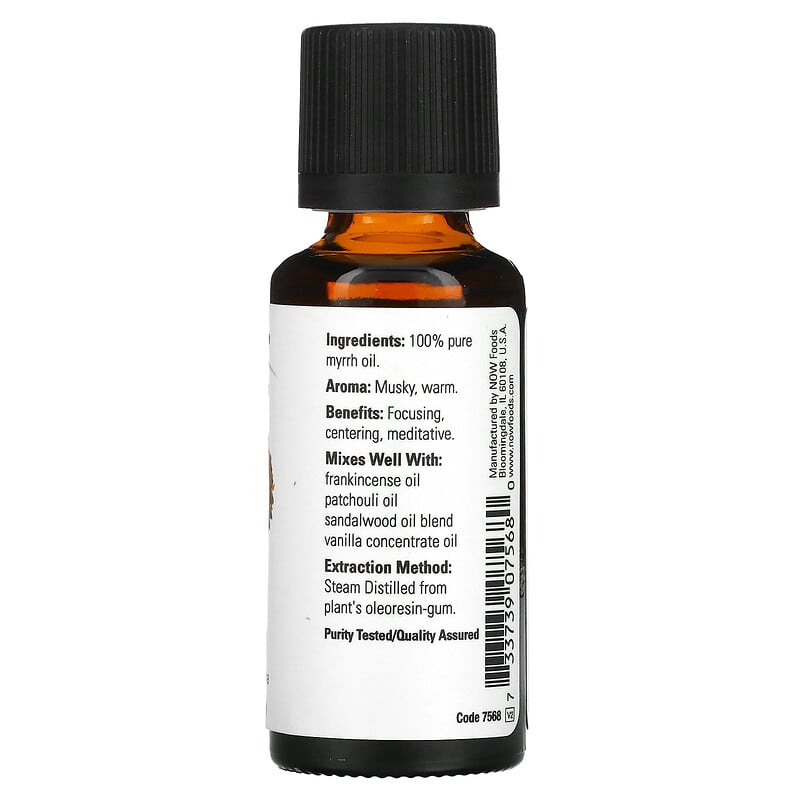 NOW Foods, Essential Oils, Myrrh, 1 fl oz (30 ml)