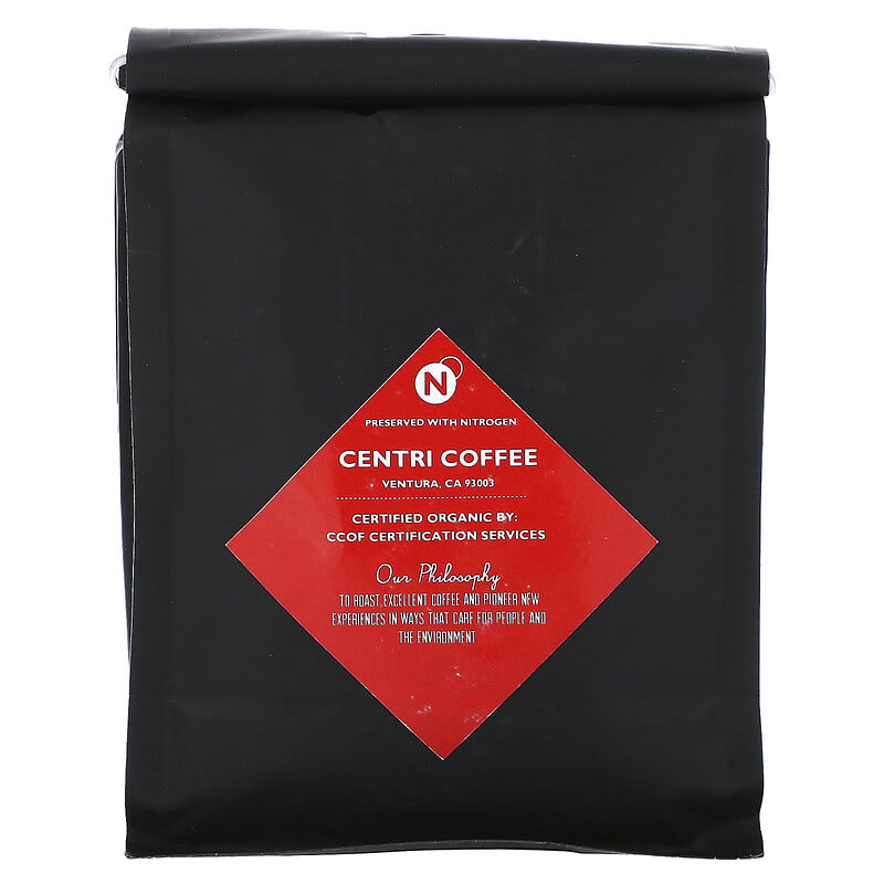 Cafe Altura, Centri Coffee, Organic Colombia, Brown Sugar + Baked Apple , Whole Bean, 12 oz (340 g)