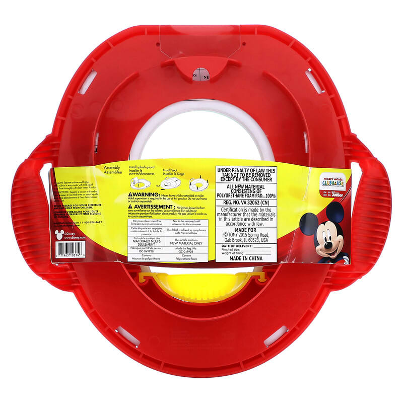 The First Years, Disney Junior Mickey, Soft Potty Ring, 18M+, 1 Potty Ring