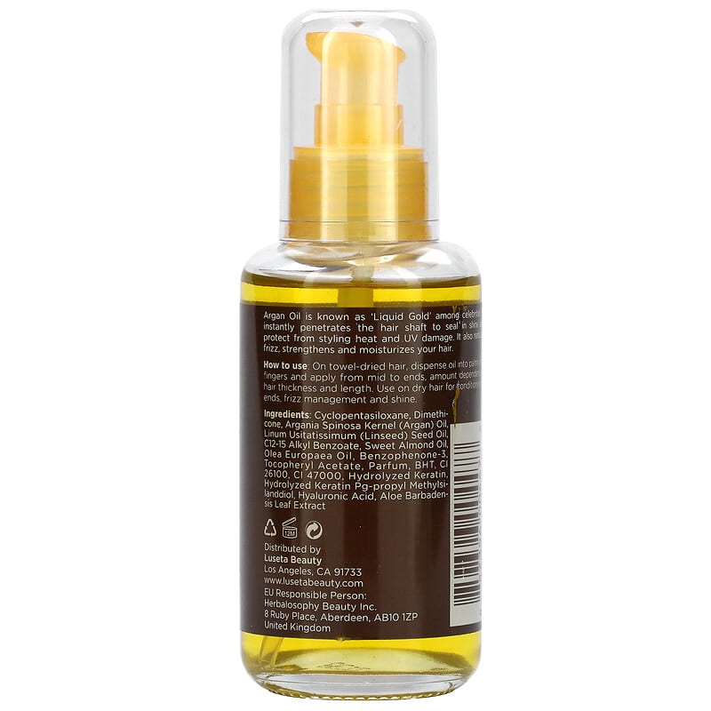 Luseta Beauty, Argan Oil, Hair Repair Serum, 3.38 fl oz (100 ml)