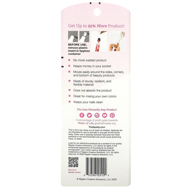 Spatty, Lip & Beauty Spatty, 2 Count