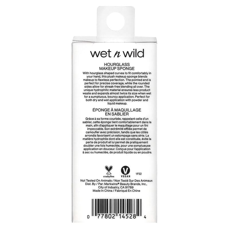 wet n wild, Hourglass Makeup Sponge, Purple, 1 Sponge