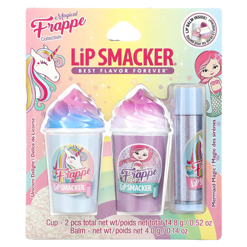 Lip Smacker, Magical Frappe Collection, Lip Balm, Assorted, 3 Pieces