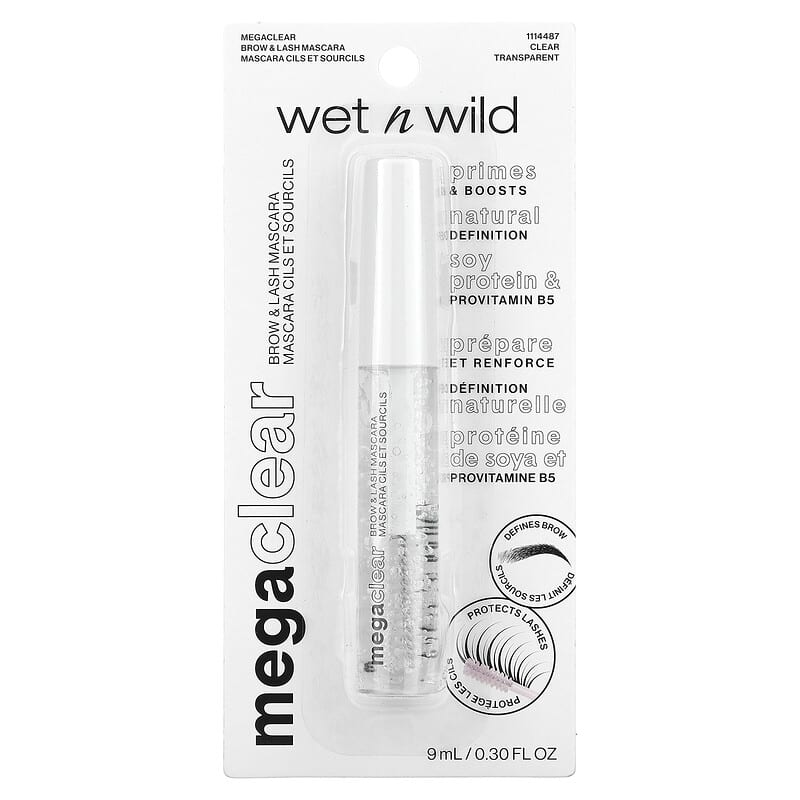 wet n wild, Mega Clear, Brow & Lash Mascara, 0.30 fl oz (9 ml)