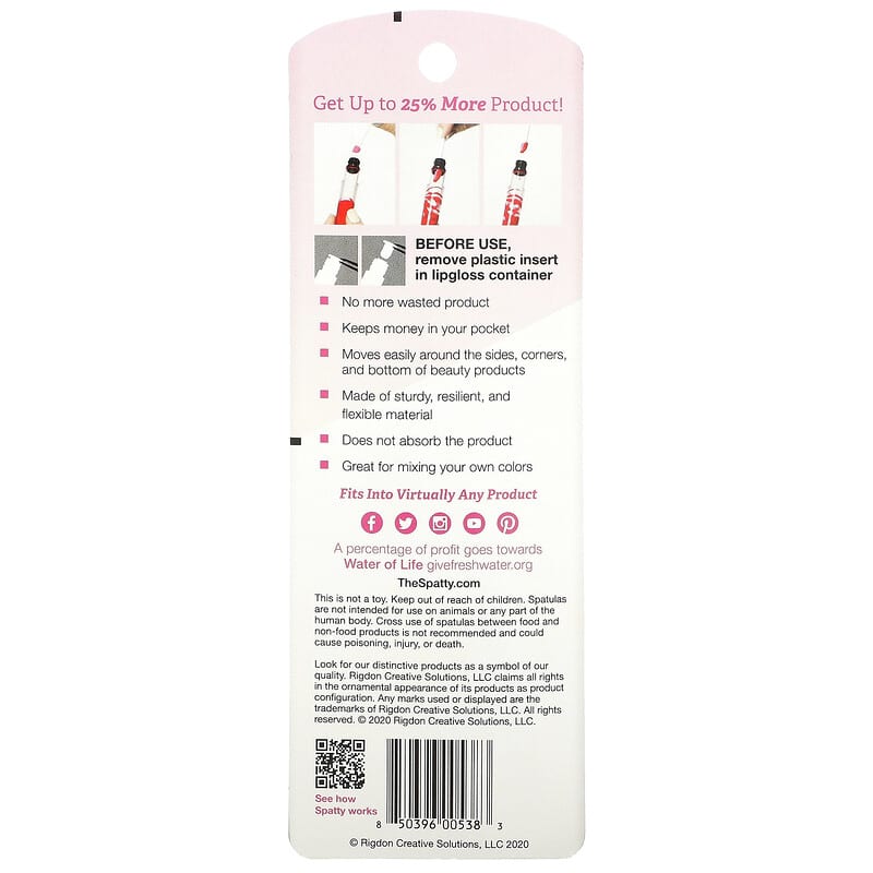 Spatty, Lip Beauty Spatty, 1 Count