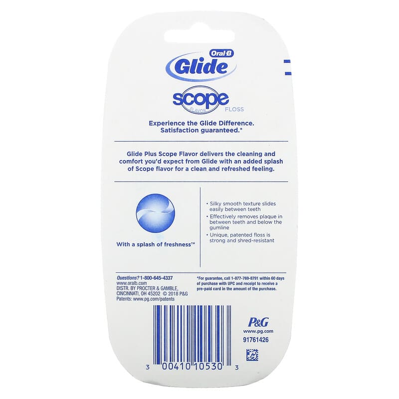 Oral-B, Glide, Scope Floss, 2 Count, 43.7 yd (40 m) Each