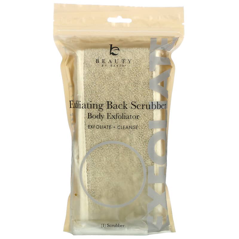 Beauty By Earth, Exfoliating Back Scrubber, 1 Scrubber