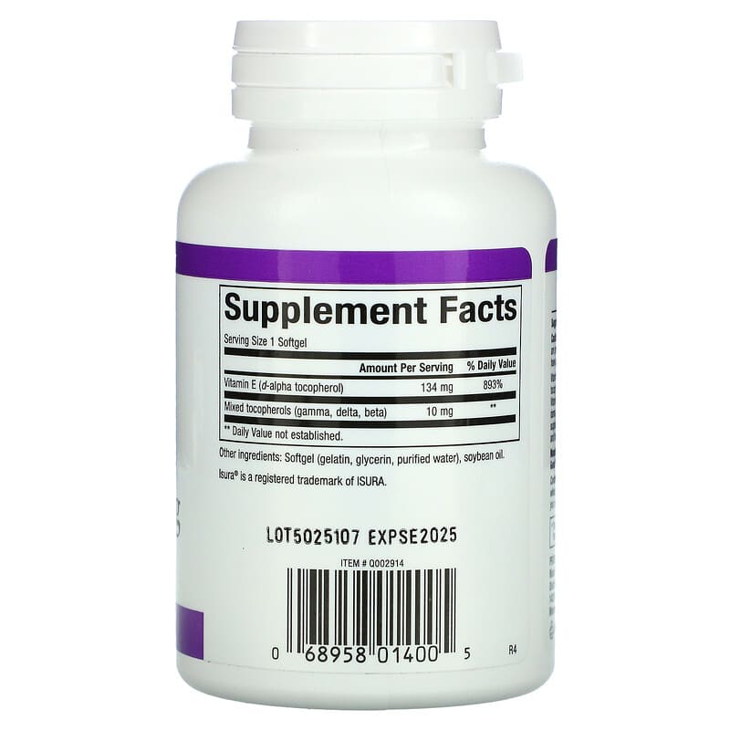 Natural Factors, Mixed Vitamin E, 134 mg (200 IU), 90 Softgels