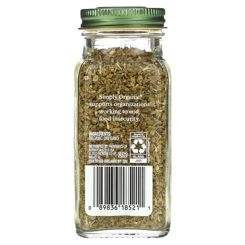 Simply Organic, Oregano, 0.75 oz (21 g)