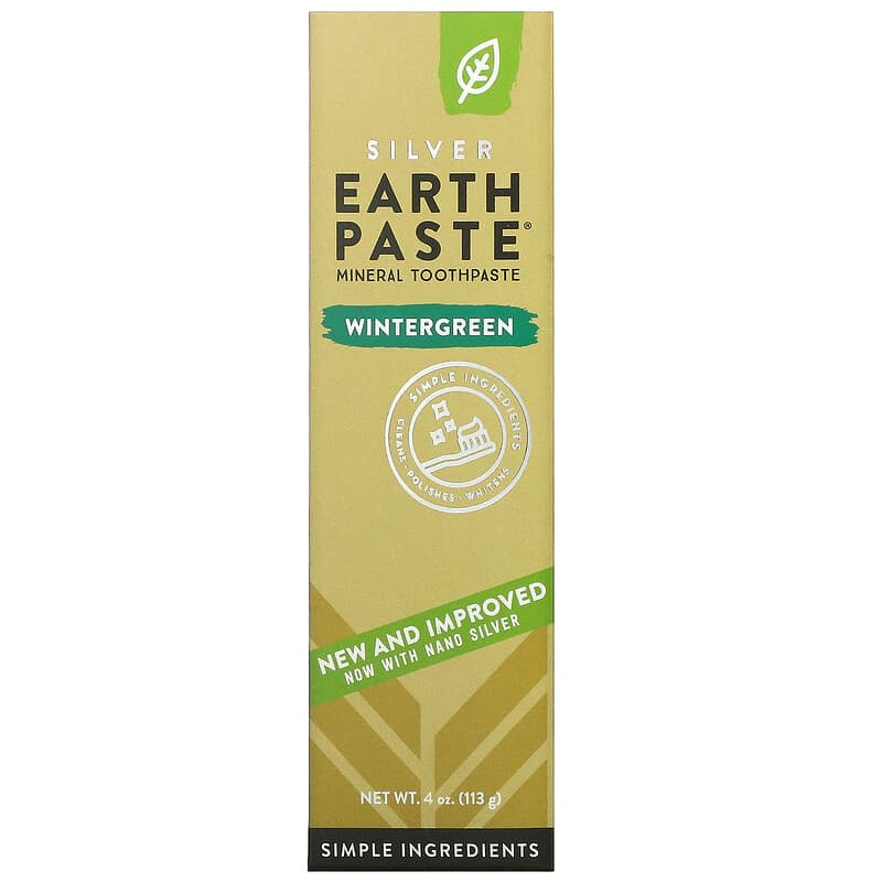 Redmond Trading Company, Earthpaste, Mineral Toothpaste, Wintergreen, 4 oz (113 g)