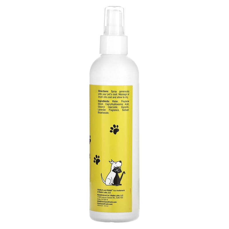 Charlie and Frank, Pet Smell Good Grooming Mist, Lavender, 8 fl oz (237 ml)