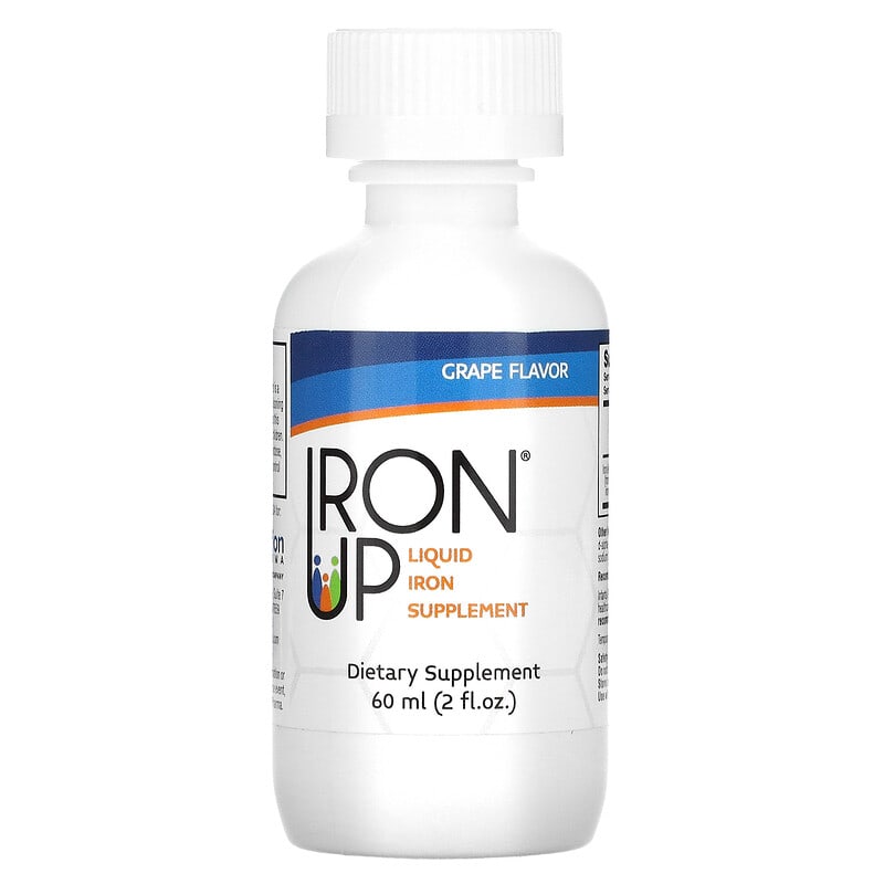 A.C. Grace Company, Iron Up, Liquid Iron Supplement, Grape, 2 fl oz (60 ml)